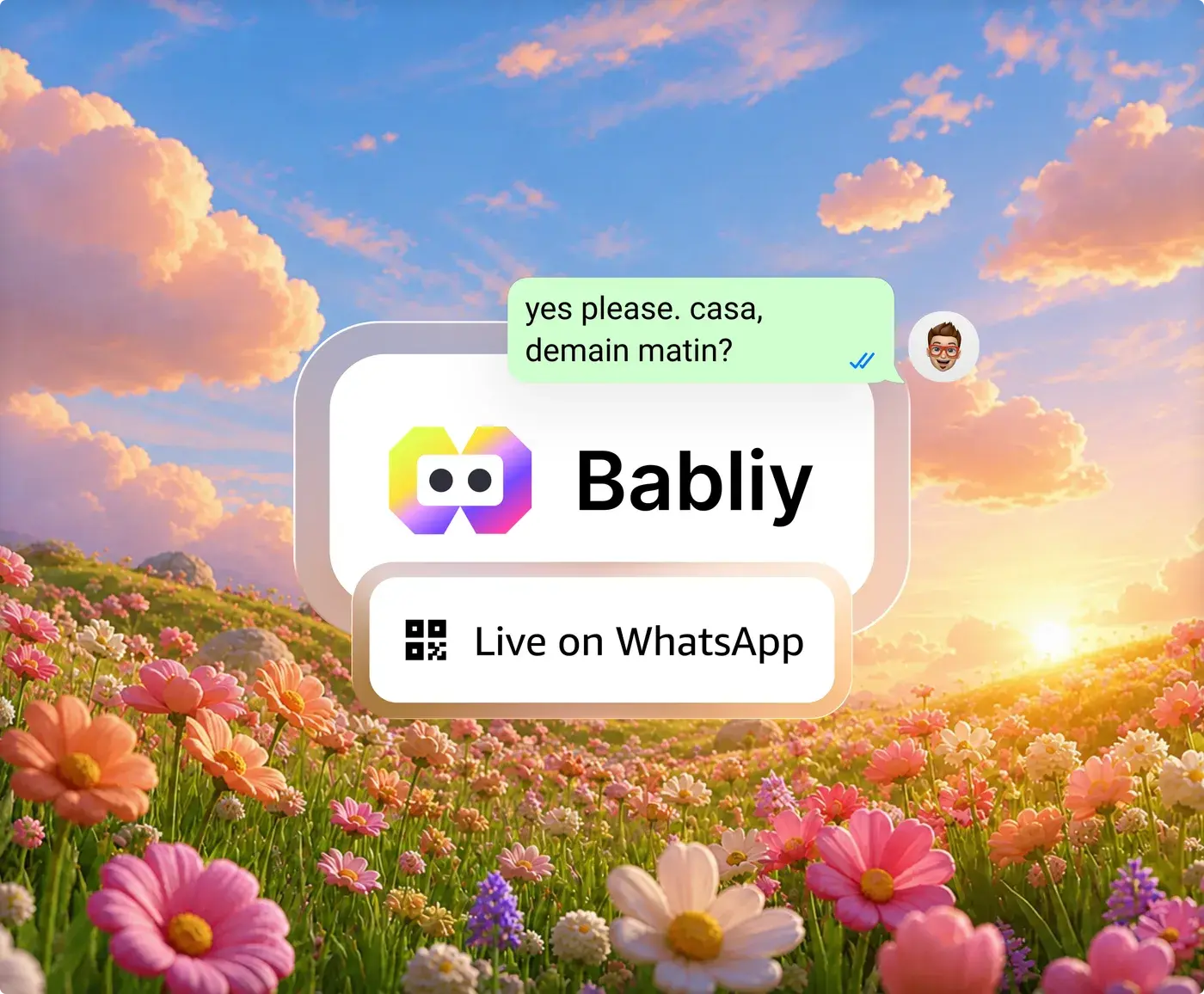 Babliy WhatsApp setup — scan QR to go live on WhatsApp