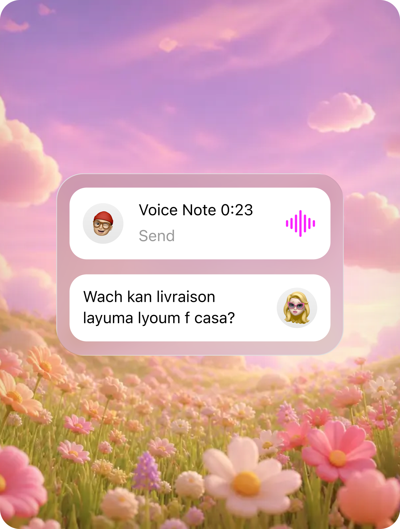 Voice note support โ Babliy product update