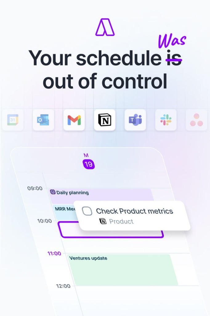 Before/After: Schedule Was Out Of Control — Before/After Meta ad example for SaaS