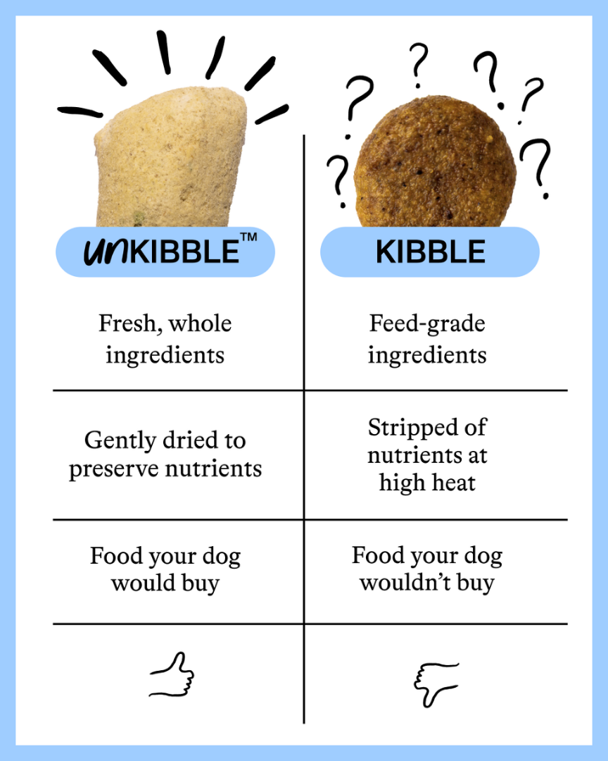 Comparison Ad Breakdown for Dog Food — Comparison Meta ad example for Pet