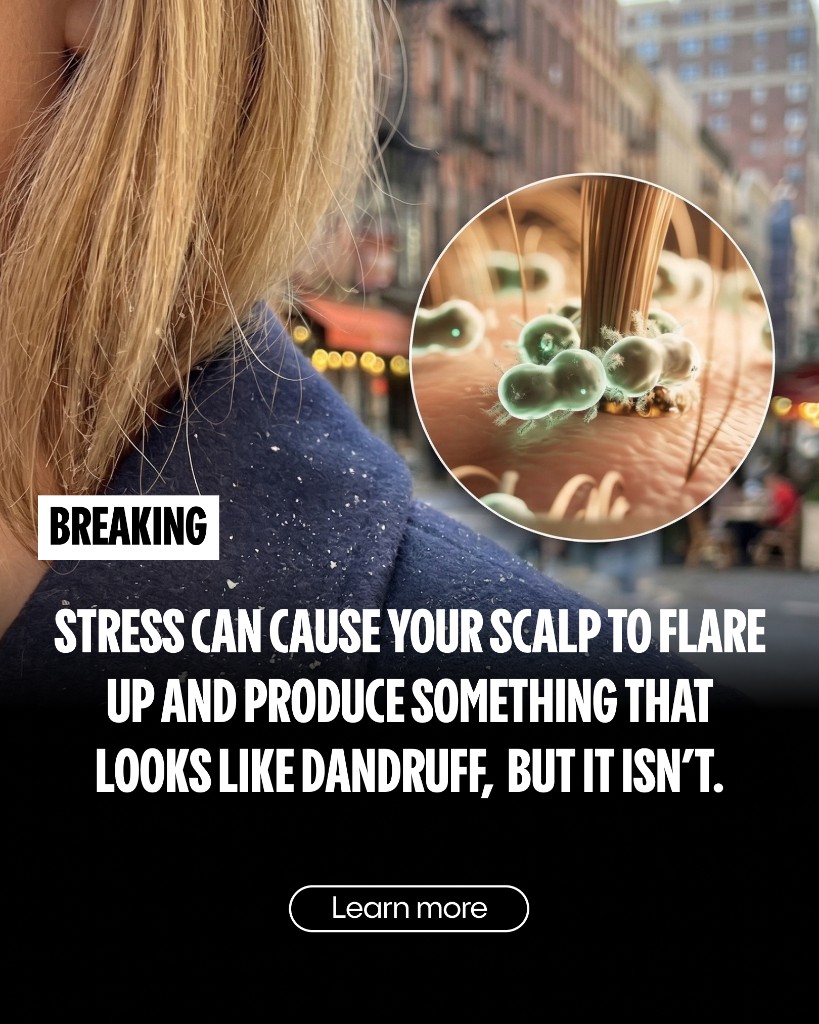Pattern Interrupt: Scalp Flare Not Dandruff — Pattern Interrupt Meta ad example for Skincare