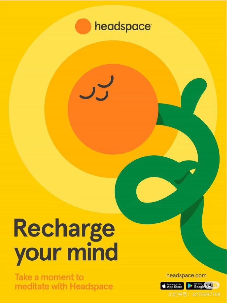 Problem/Solution: Headspace Recharge — Problem/Solution Meta ad example for Health & Wellness