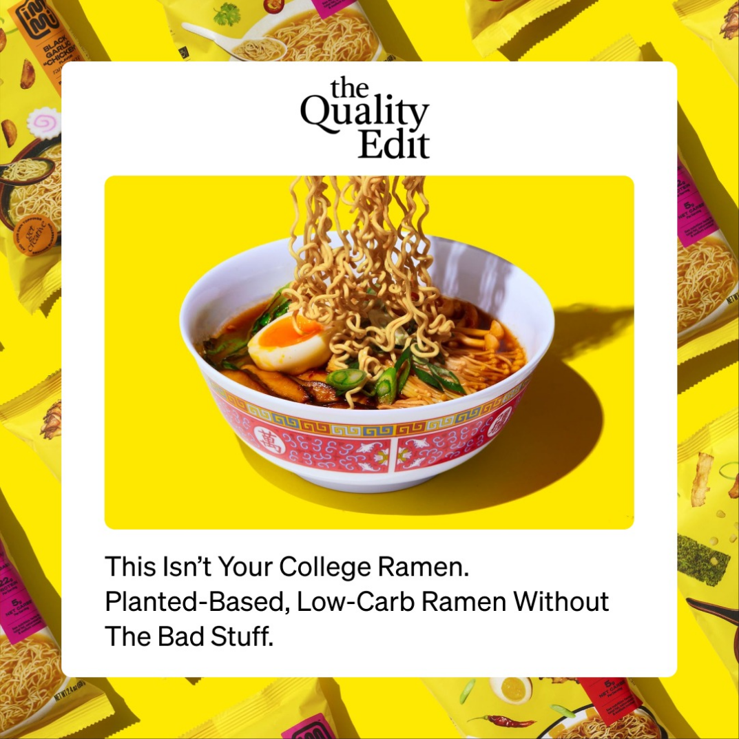 Problem/Solution Ad Breakdown for Food — Problem/Solution Meta ad example for Food & Beverage
