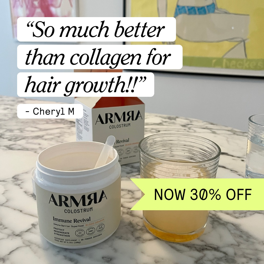 Social Proof Ad Breakdown for Colostrum Supplements — Social Proof / Testimonial Stack Meta ad example for Supplements