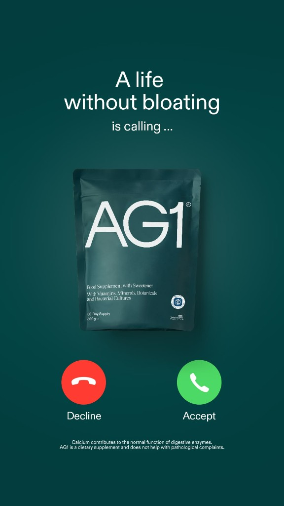 Native Metaphor: Incoming Call — Native Metaphor Meta ad example for Supplements