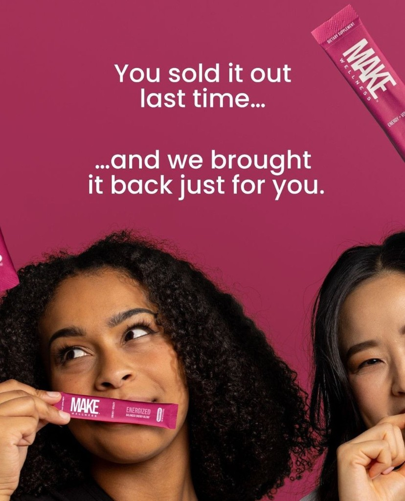 UGC-style: You Sold It Out — UGC-style Meta ad example for Supplements